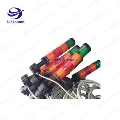 4 Layer Waterproof LED Signal Tower Light LIYY 6C - 0.25 Cable PVC Material
