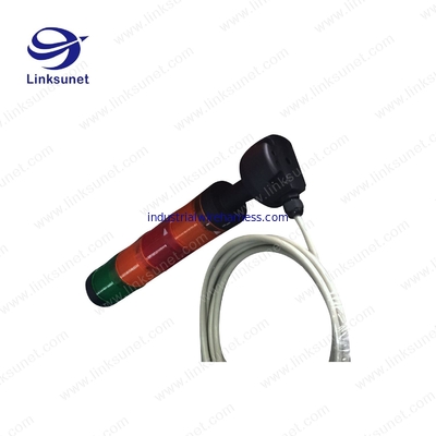 4 Layer Waterproof LED Signal Tower Light LIYY 6C - 0.25 Cable PVC Material